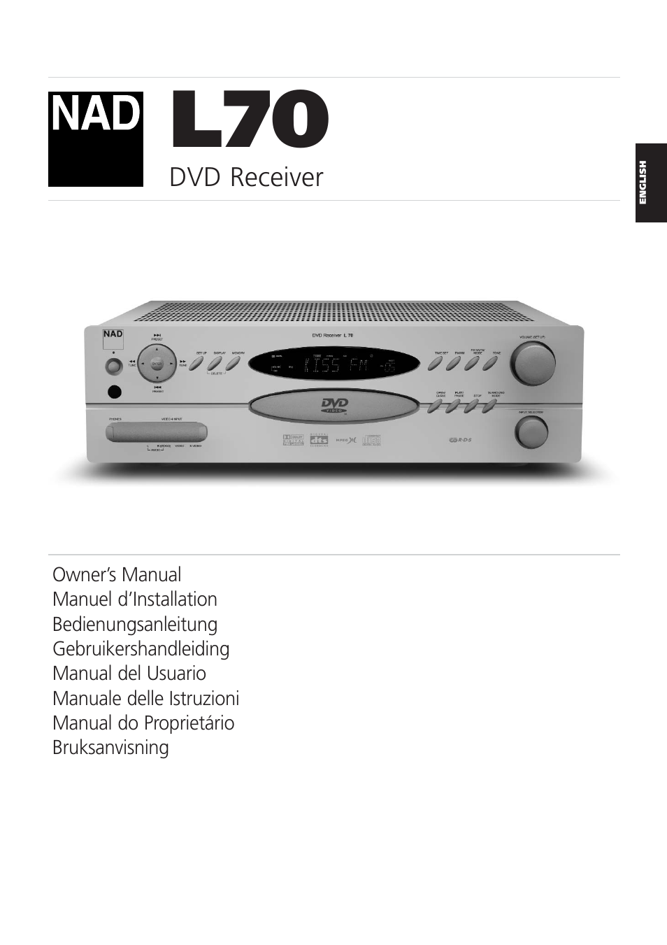 NAD L70 User Manual | 34 pages