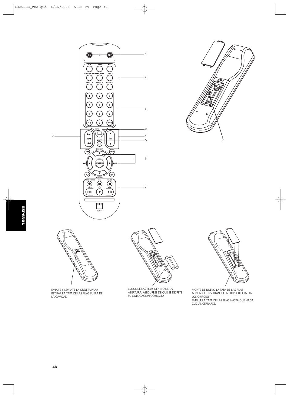 NAD C 320BEE User Manual | Page 48 / 78