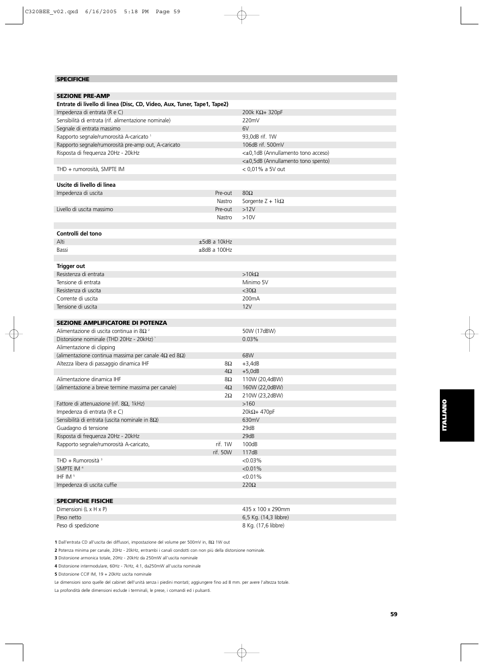 NAD C 320BEE User Manual | Page 59 / 78