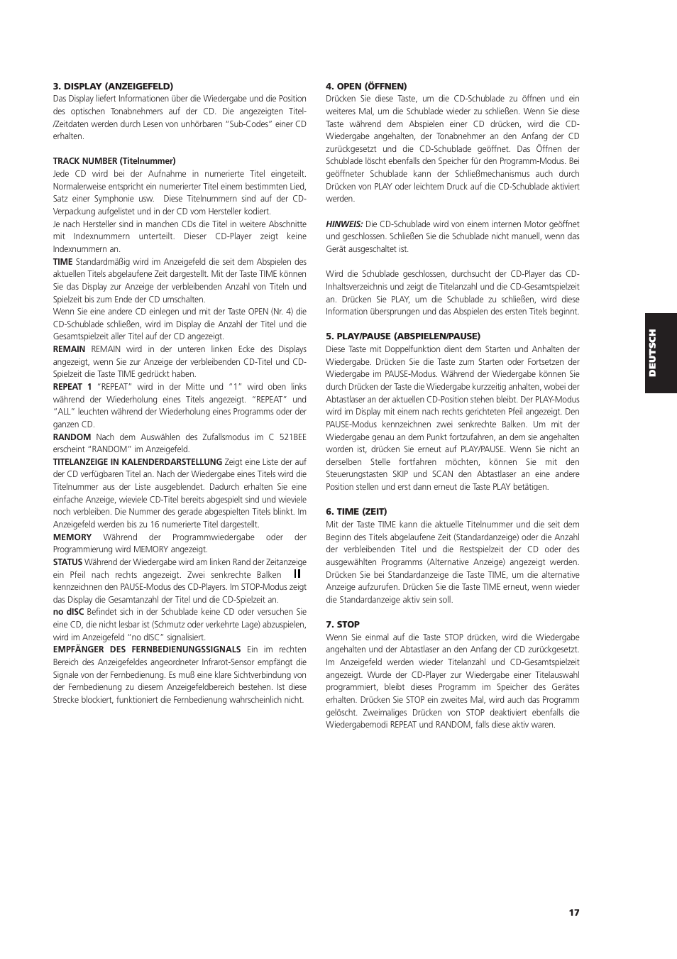 NAD C 521BEE User Manual | Page 17 / 50