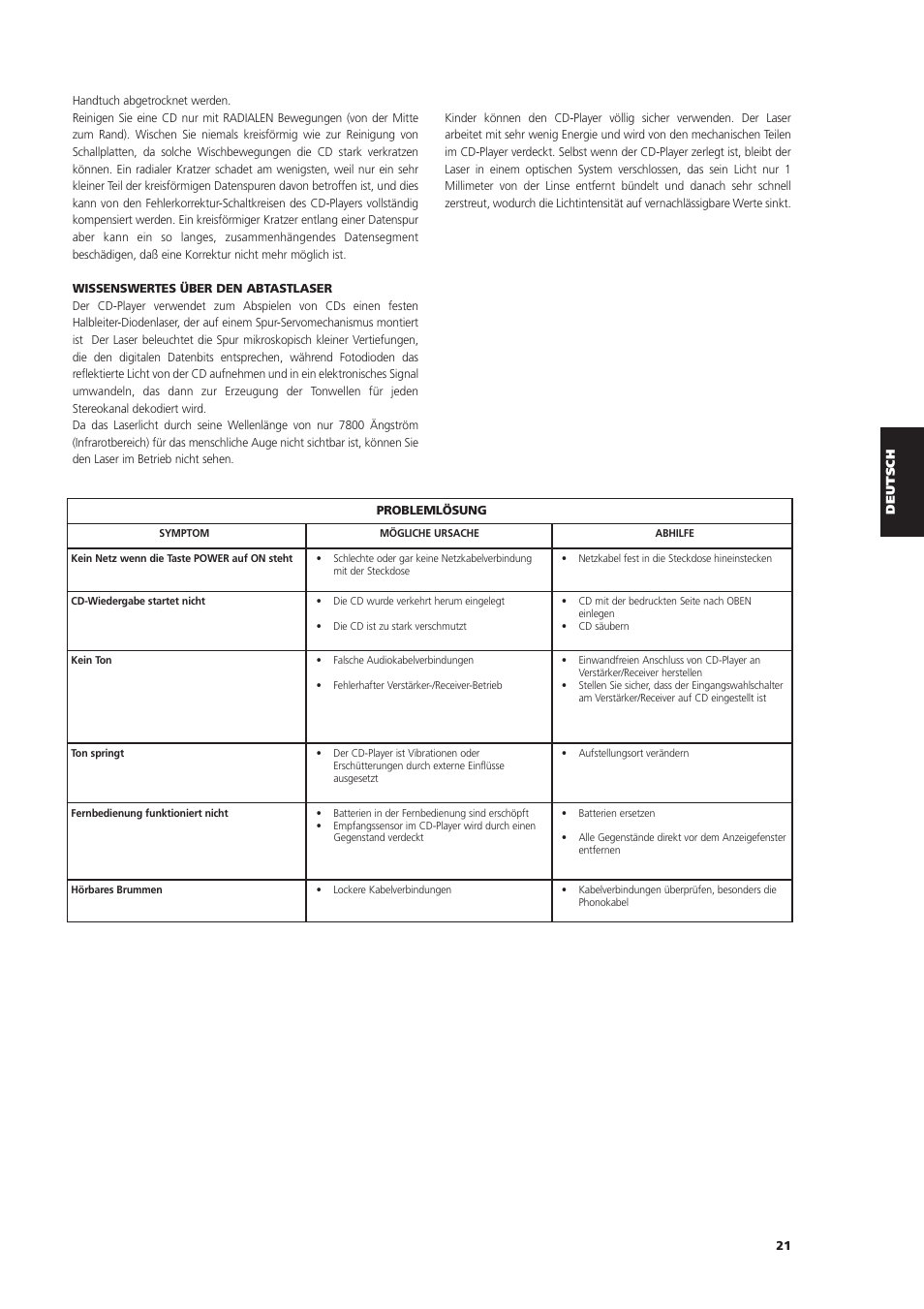 NAD C 521BEE User Manual | Page 21 / 50