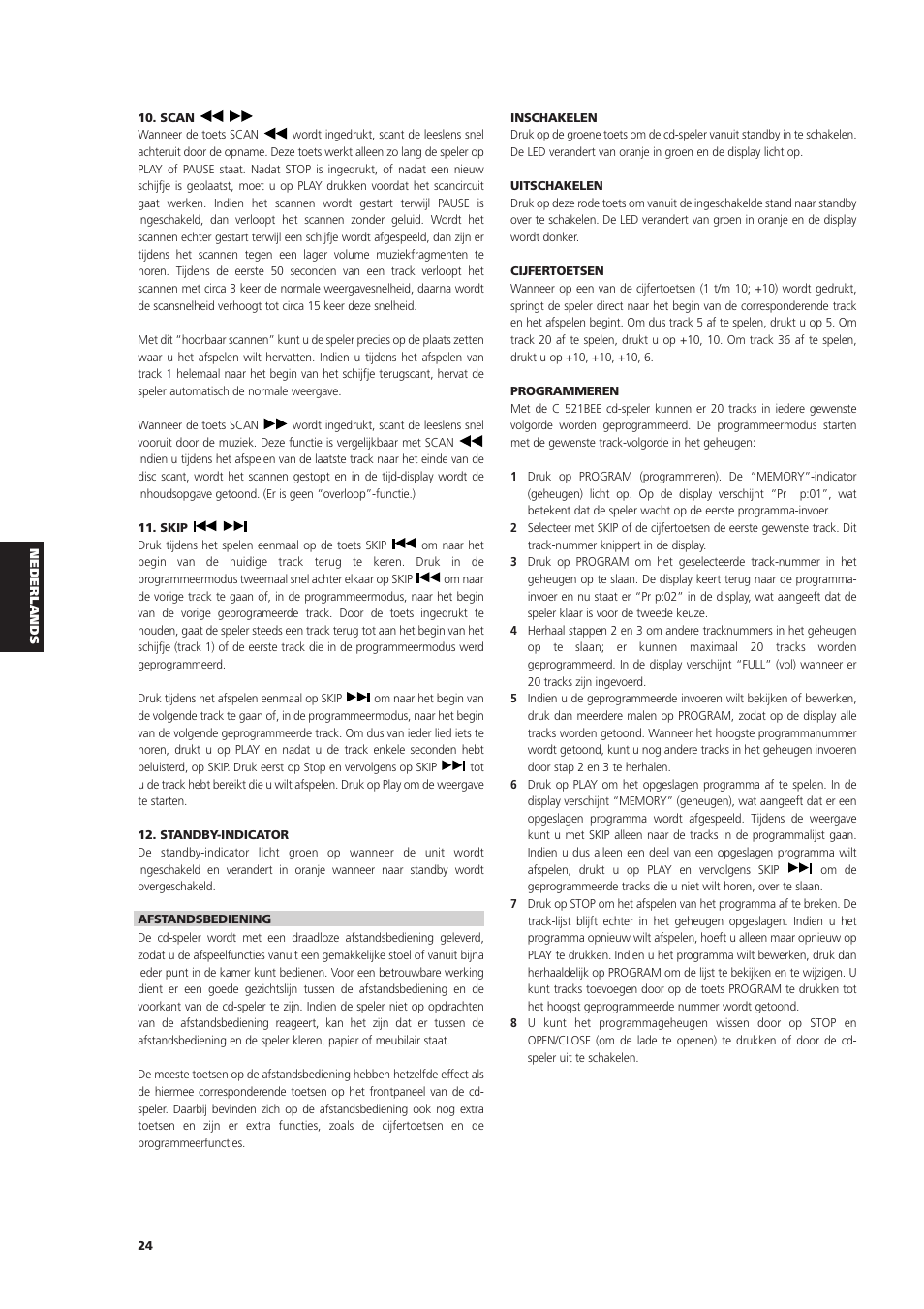 NAD C 521BEE User Manual | Page 24 / 50