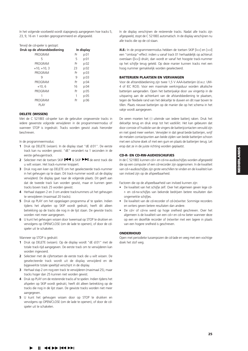 NAD C 521BEE User Manual | Page 25 / 50