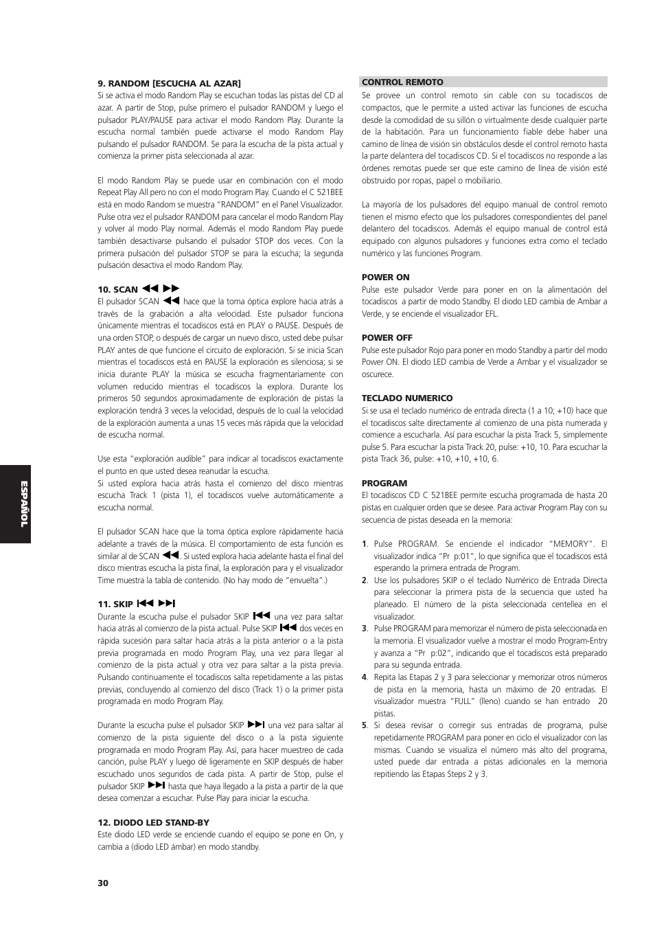 NAD C 521BEE User Manual | Page 30 / 50