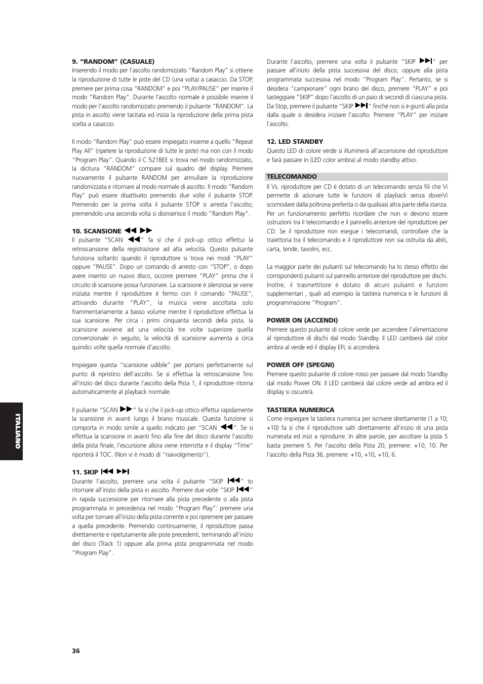 NAD C 521BEE User Manual | Page 36 / 50