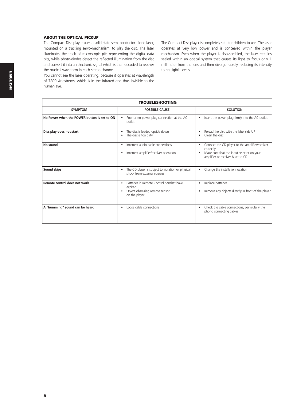 NAD C 521BEE User Manual | Page 8 / 50