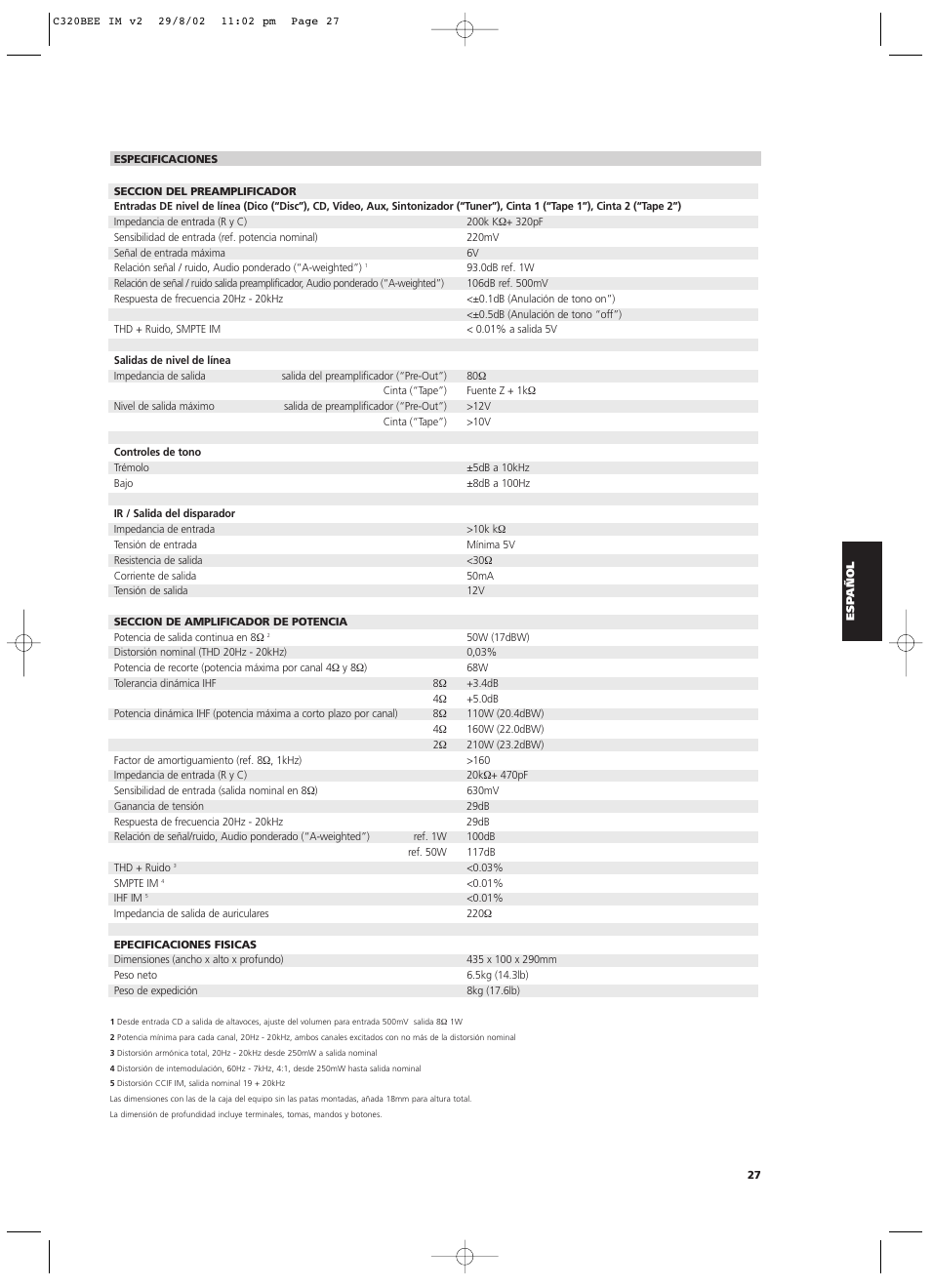 NAD C320BEE User Manual | Page 27 / 46
