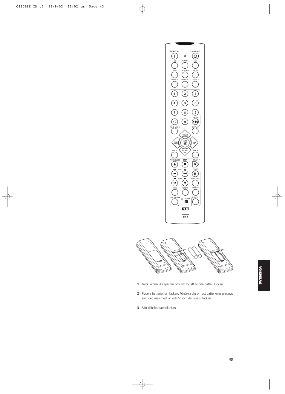 NAD C320BEE User Manual | Page 43 / 46