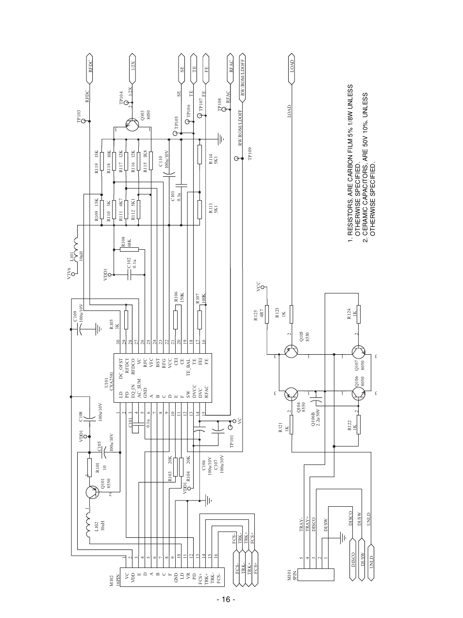Rf amp | NAD C 542 User Manual | Page 16 / 36