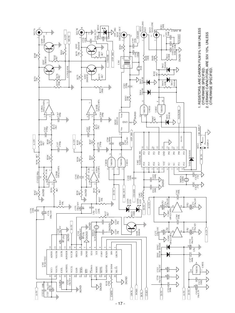 Da c | NAD C 542 User Manual | Page 17 / 36