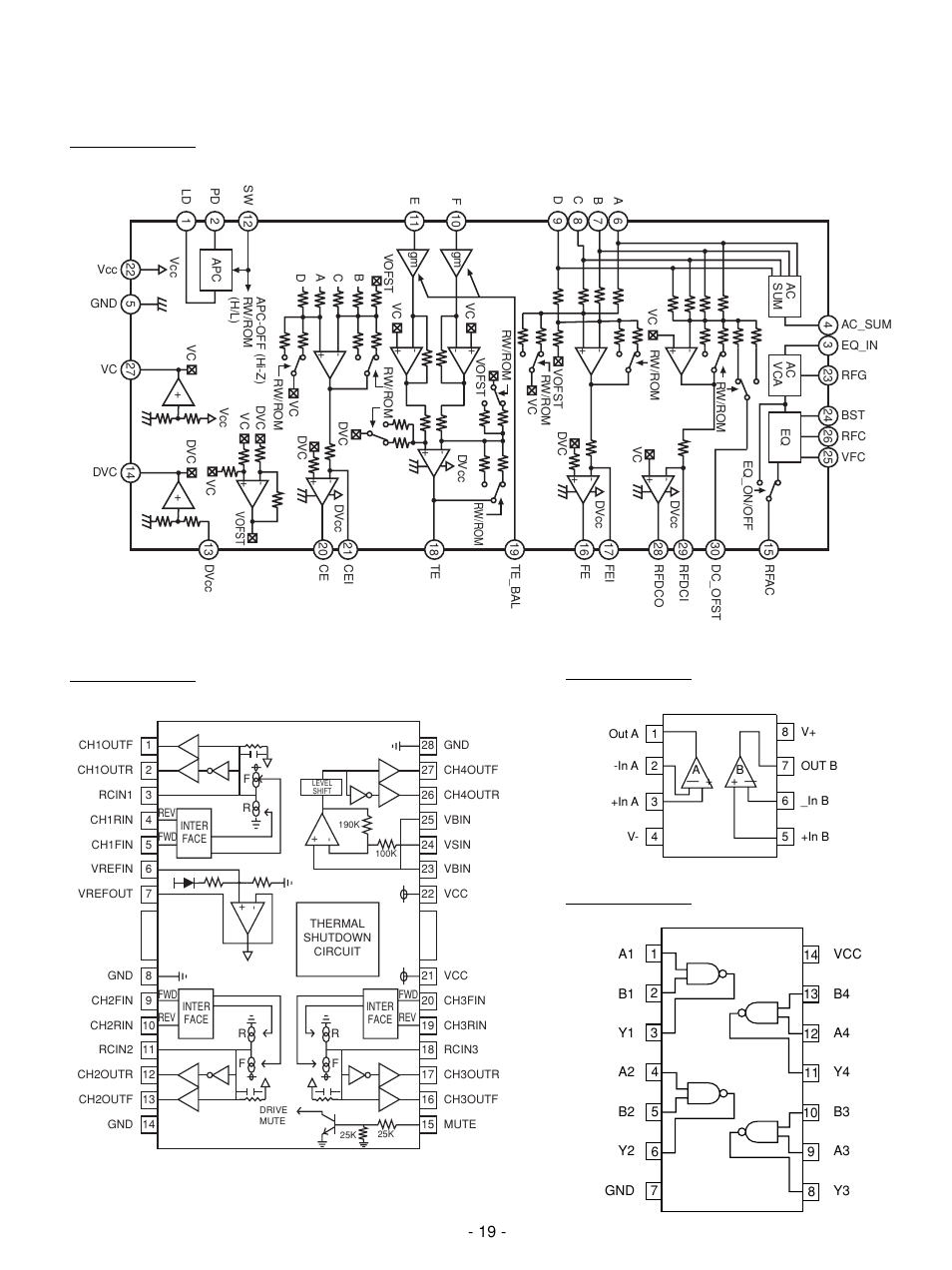 Ic block diagram | NAD C 542 User Manual | Page 19 / 36