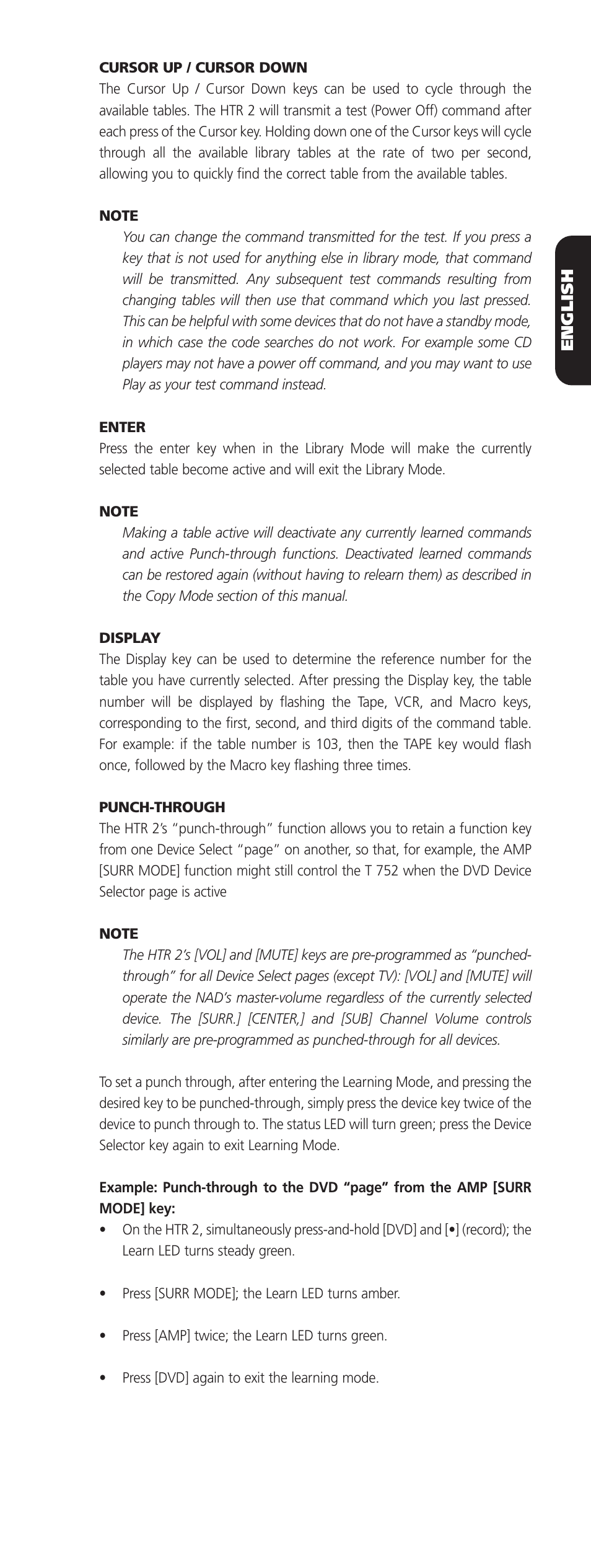 NAD HTR-2 User Manual | Page 5 / 10