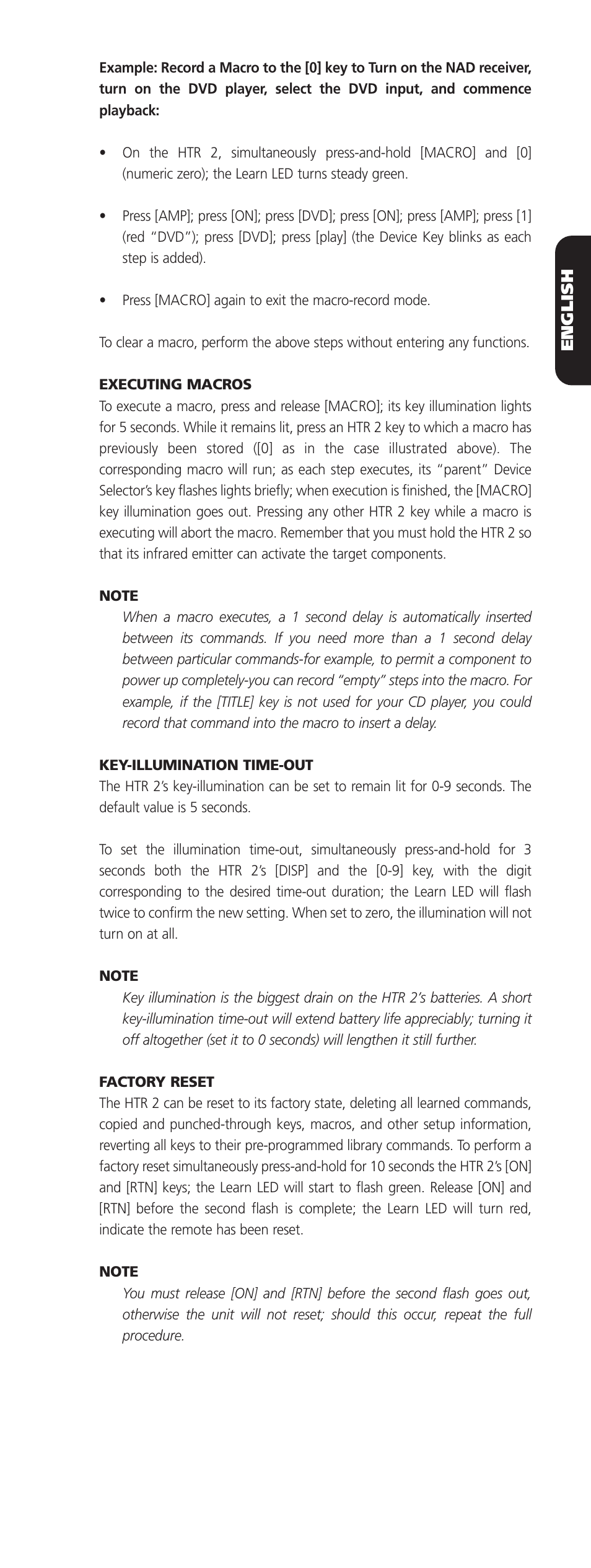 NAD HTR-2 User Manual | Page 7 / 10