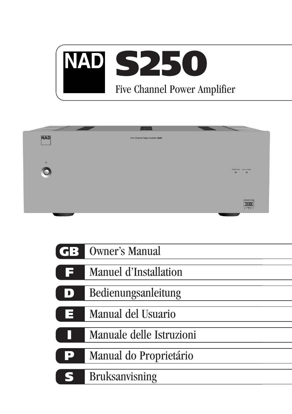 NAD S250 User Manual | 32 pages