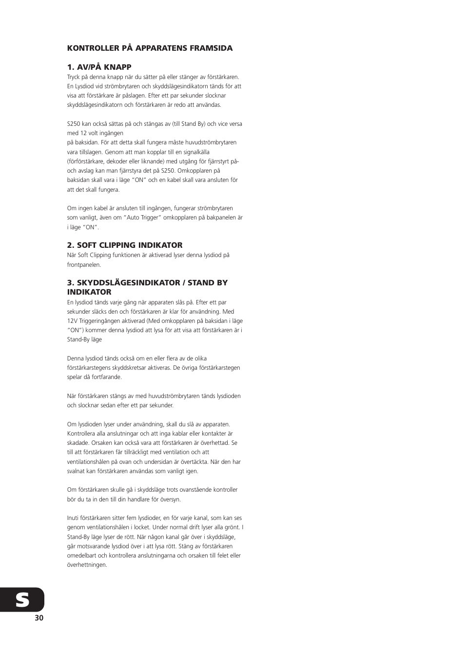 NAD S250 User Manual | Page 30 / 32