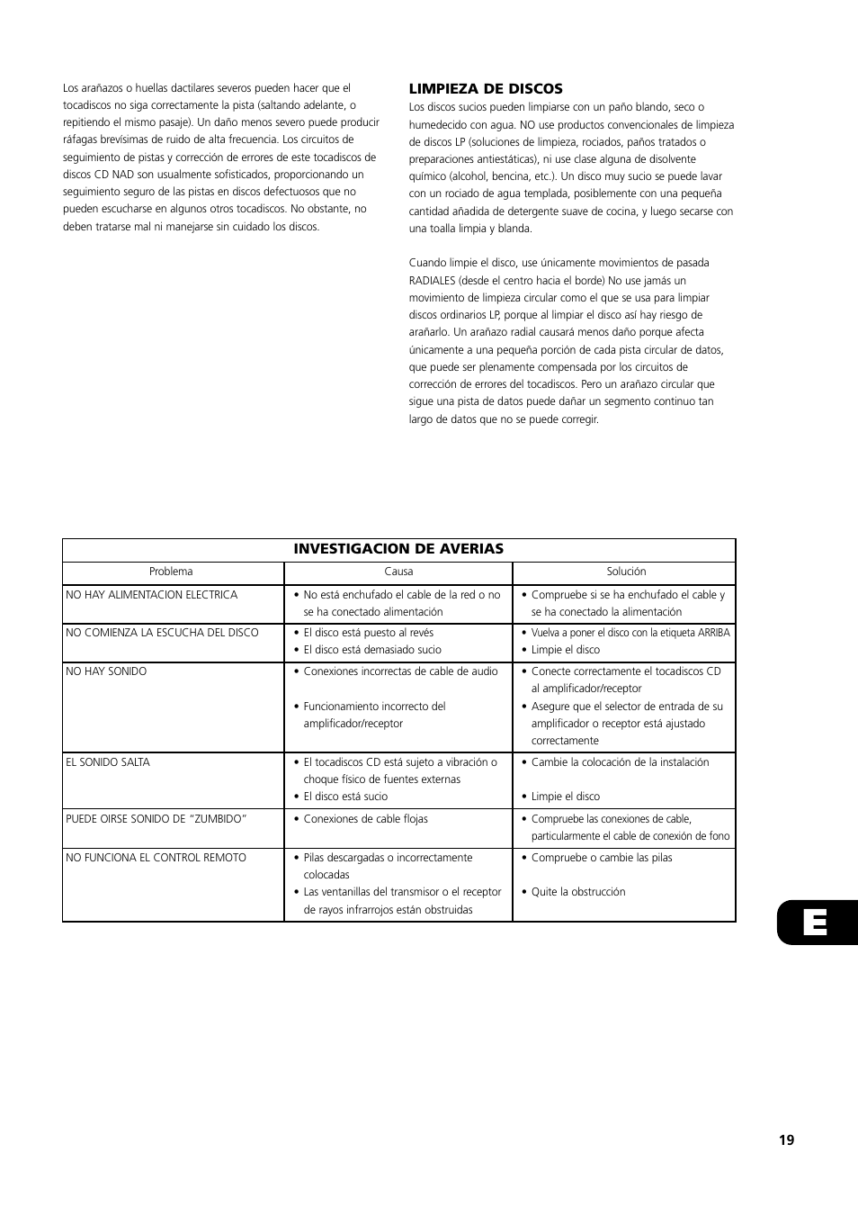 NAD S500 User Manual | Page 19 / 32
