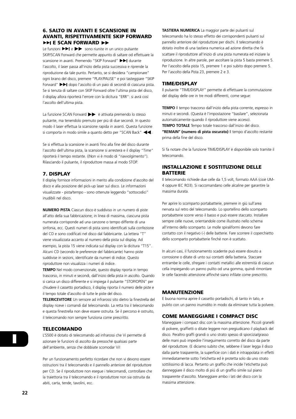 NAD S500 User Manual | Page 22 / 32
