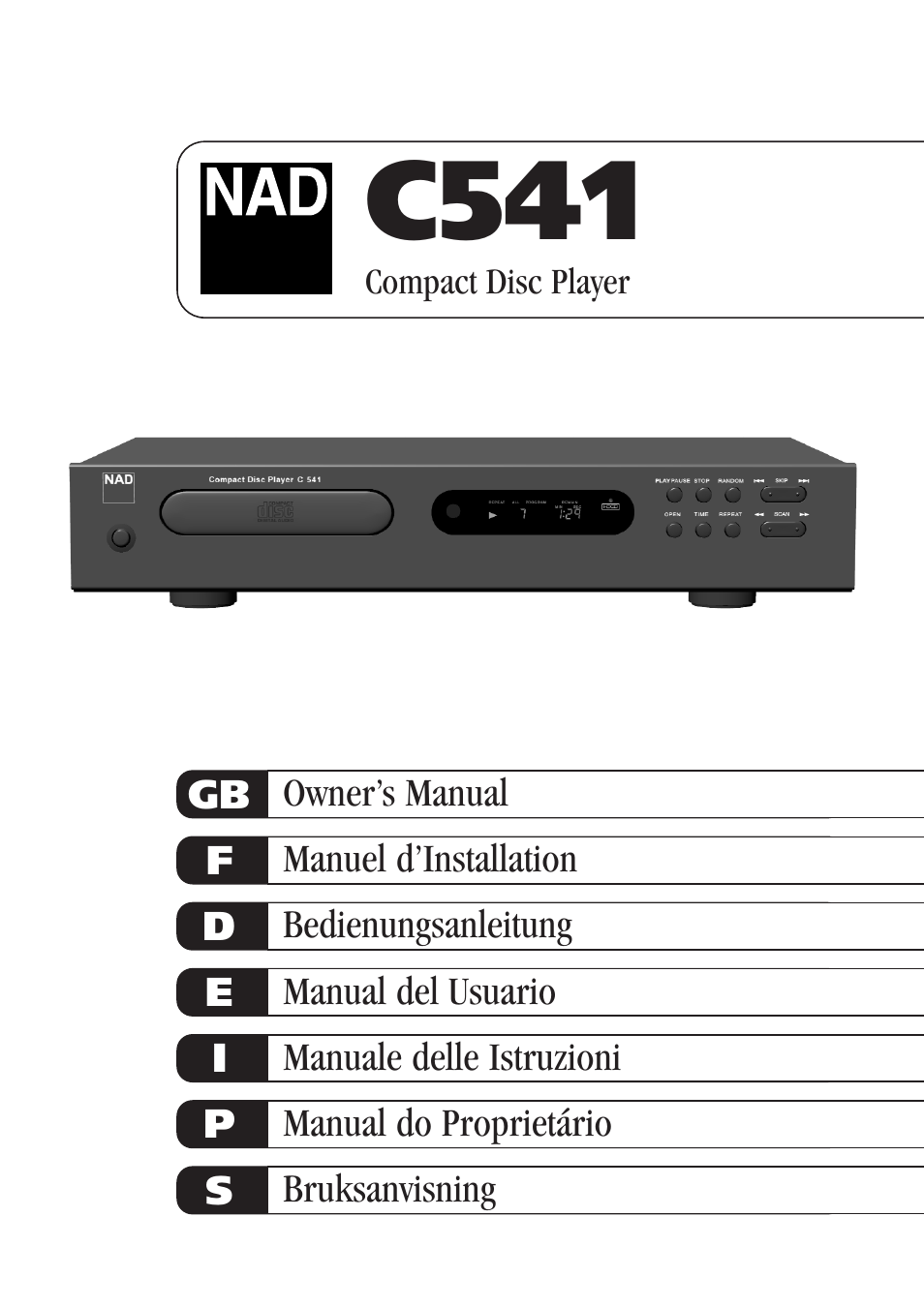 NAD C541 User Manual | 46 pages