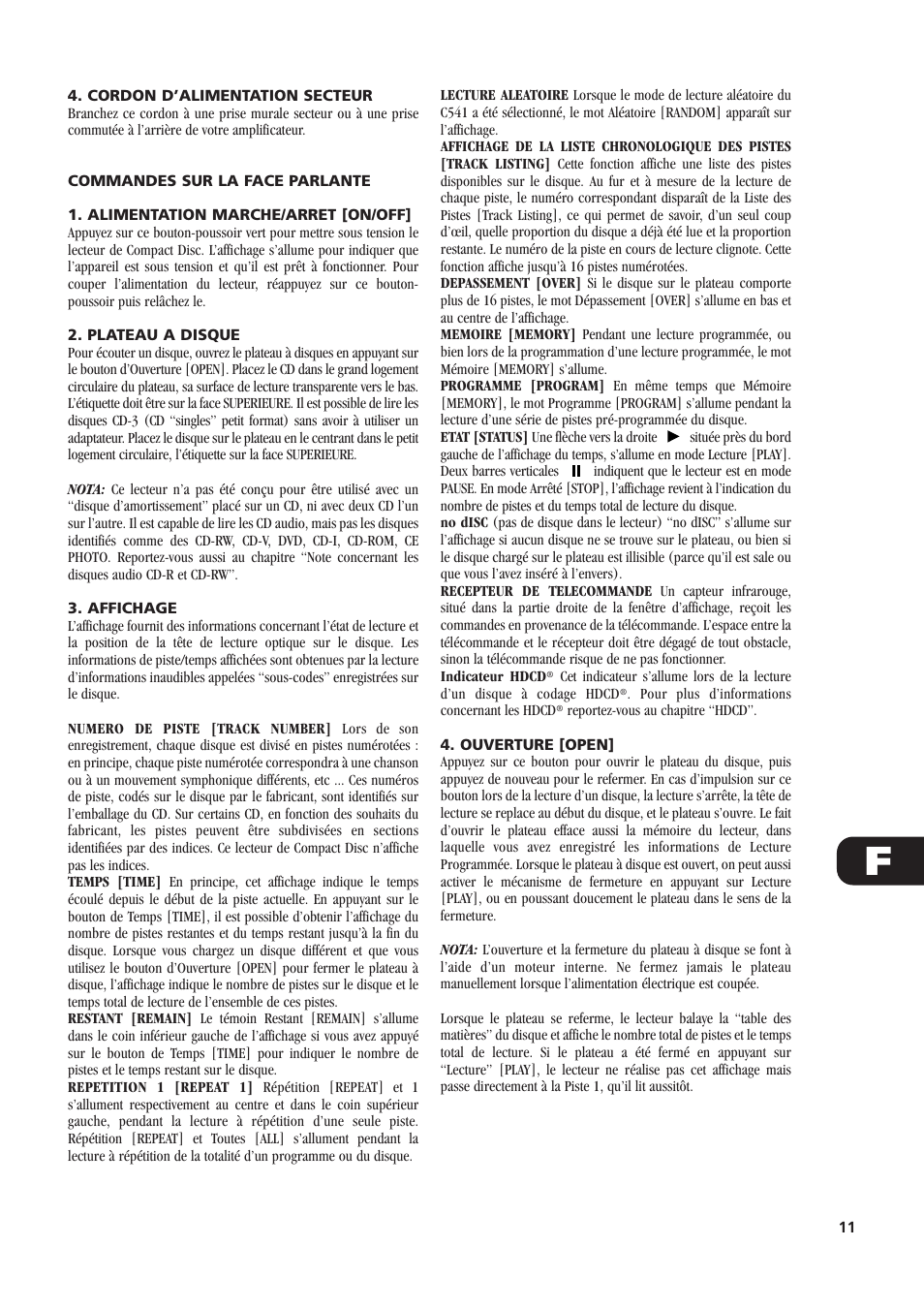 NAD C541 User Manual | Page 11 / 46