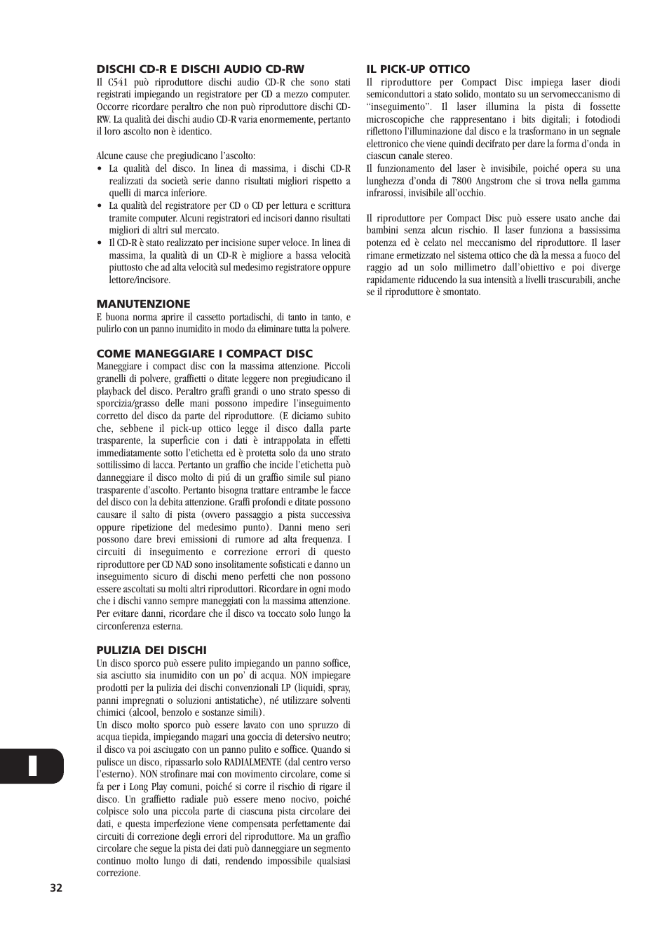 NAD C541 User Manual | Page 32 / 46