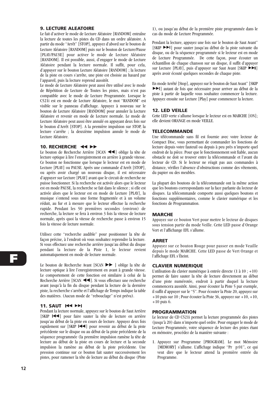 NAD C521i User Manual | Page 12 / 45