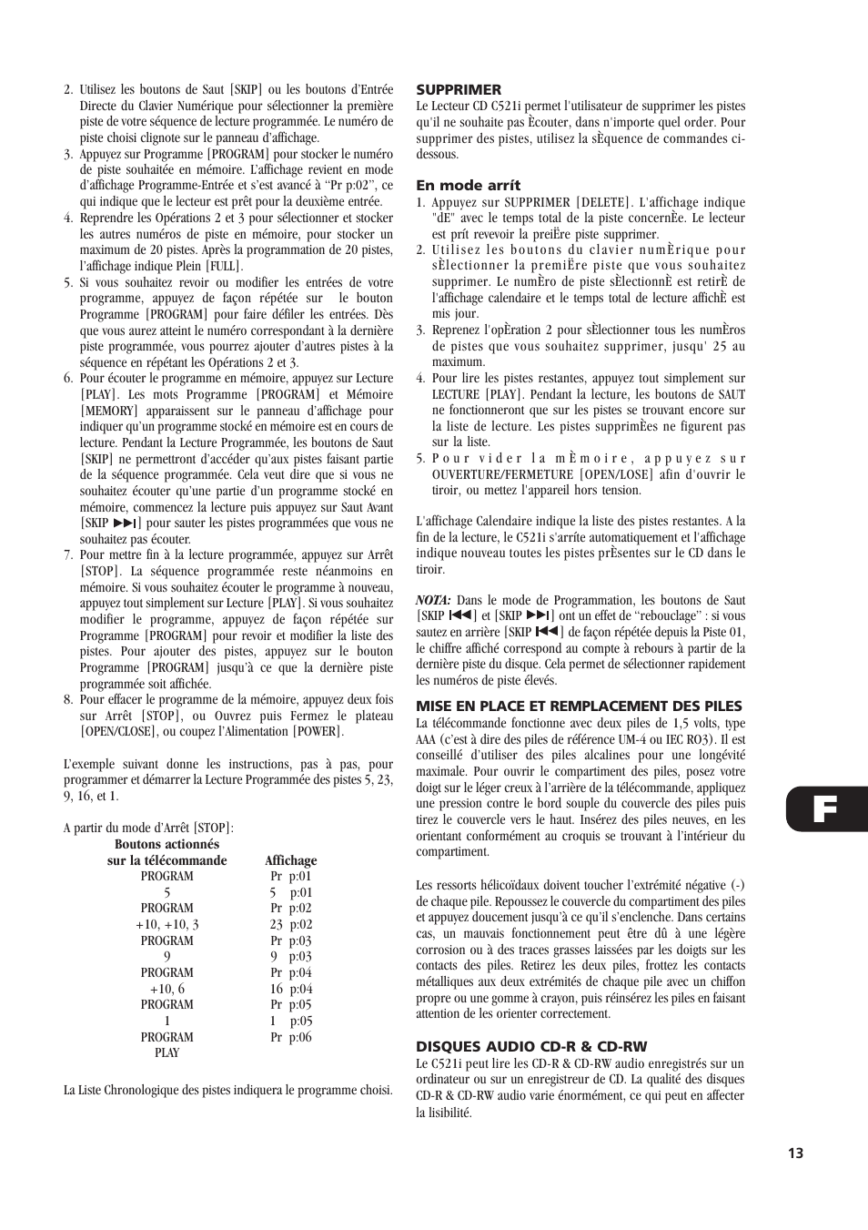 NAD C521i User Manual | Page 13 / 45