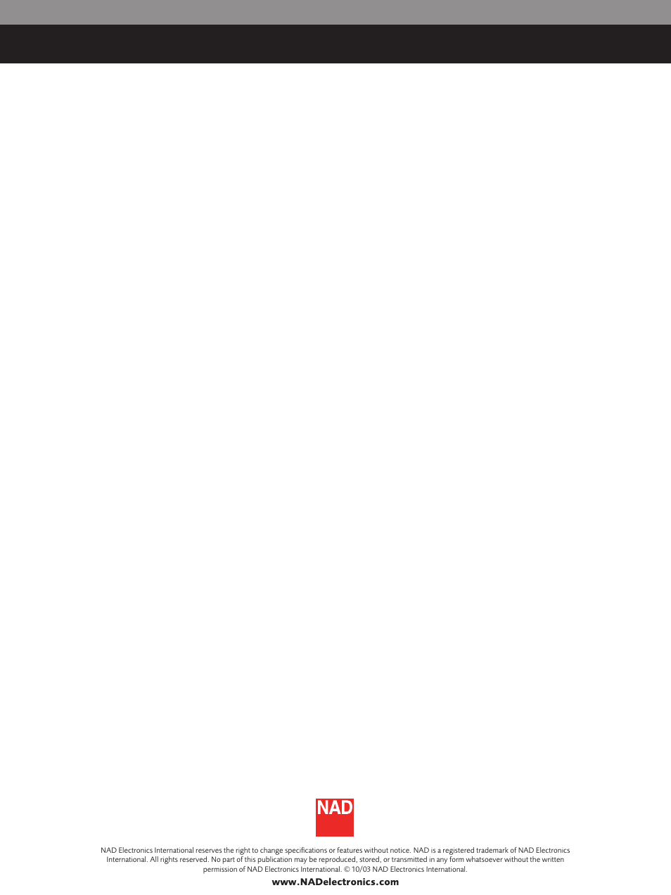 NAD T 763 User Manual | Page 4 / 4