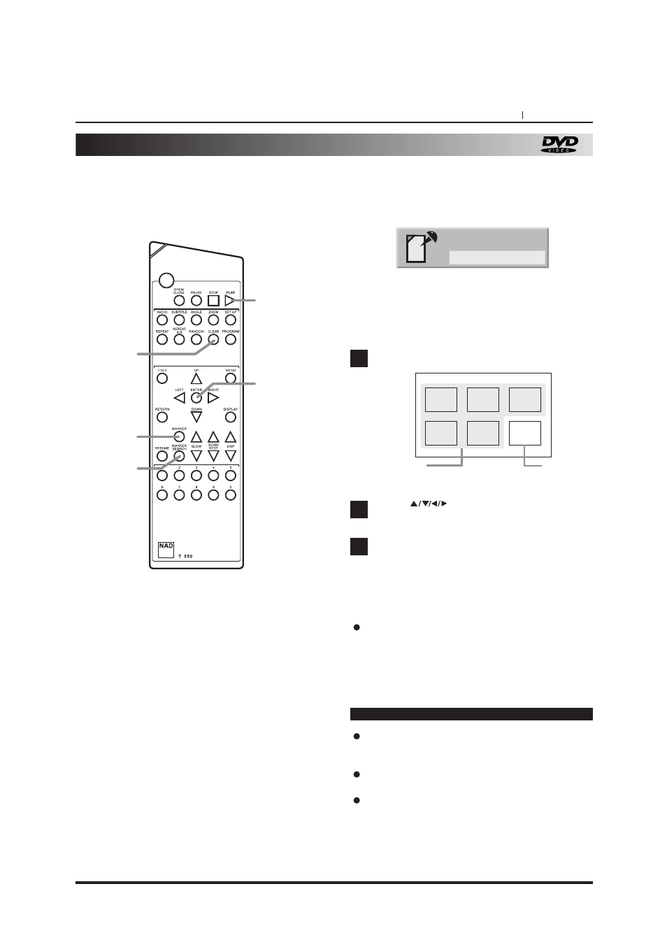 NAD T550DVD User Manual | Page 29 / 40
