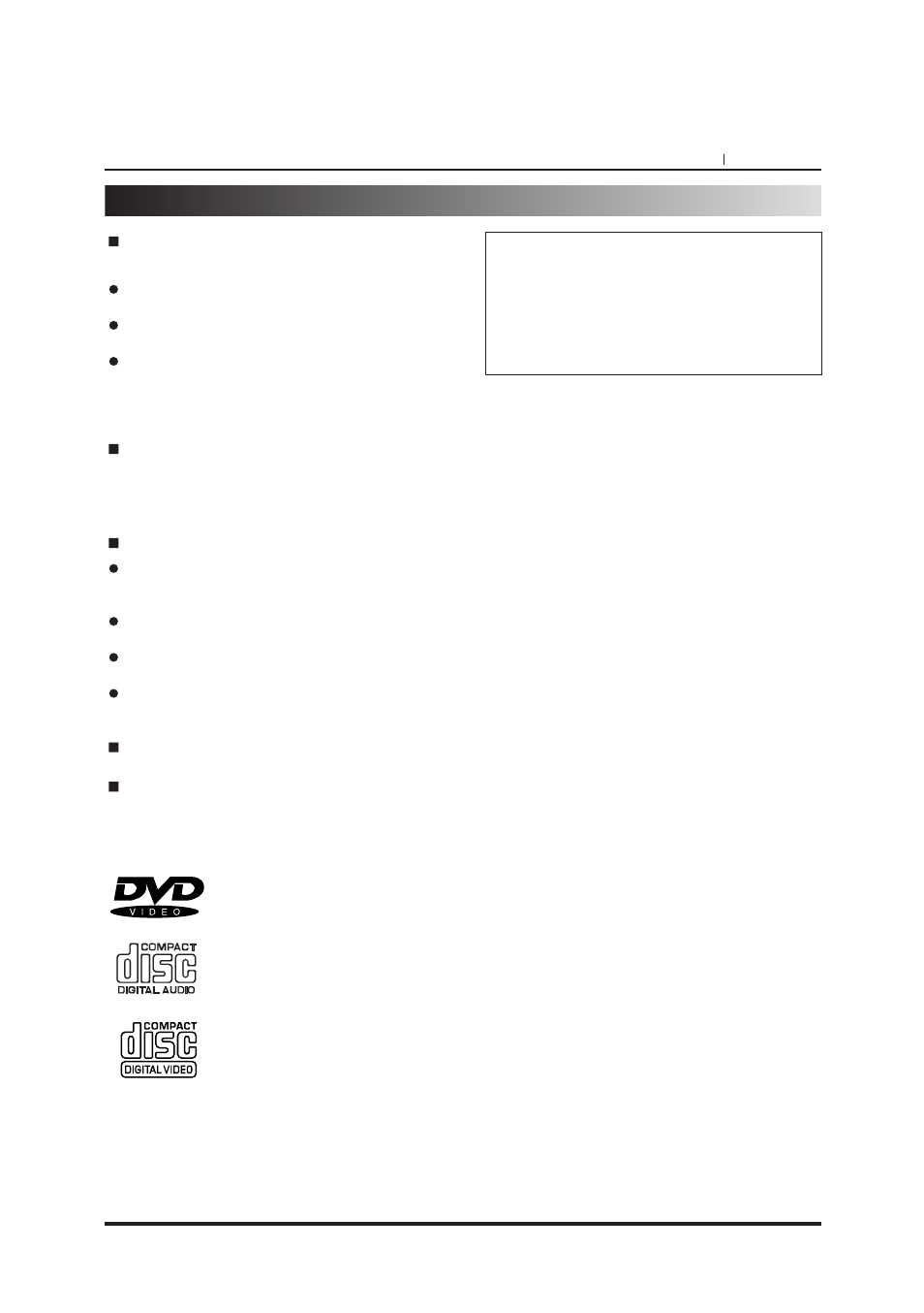 Features | NAD T550DVD User Manual | Page 9 / 40