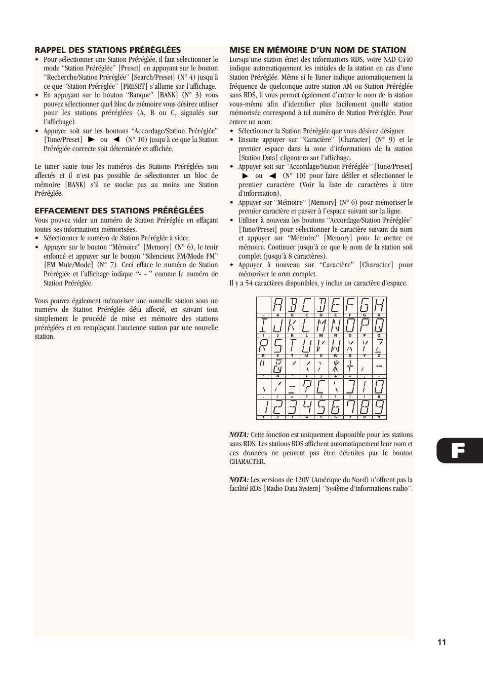 NAD C440 User Manual | Page 11 / 38