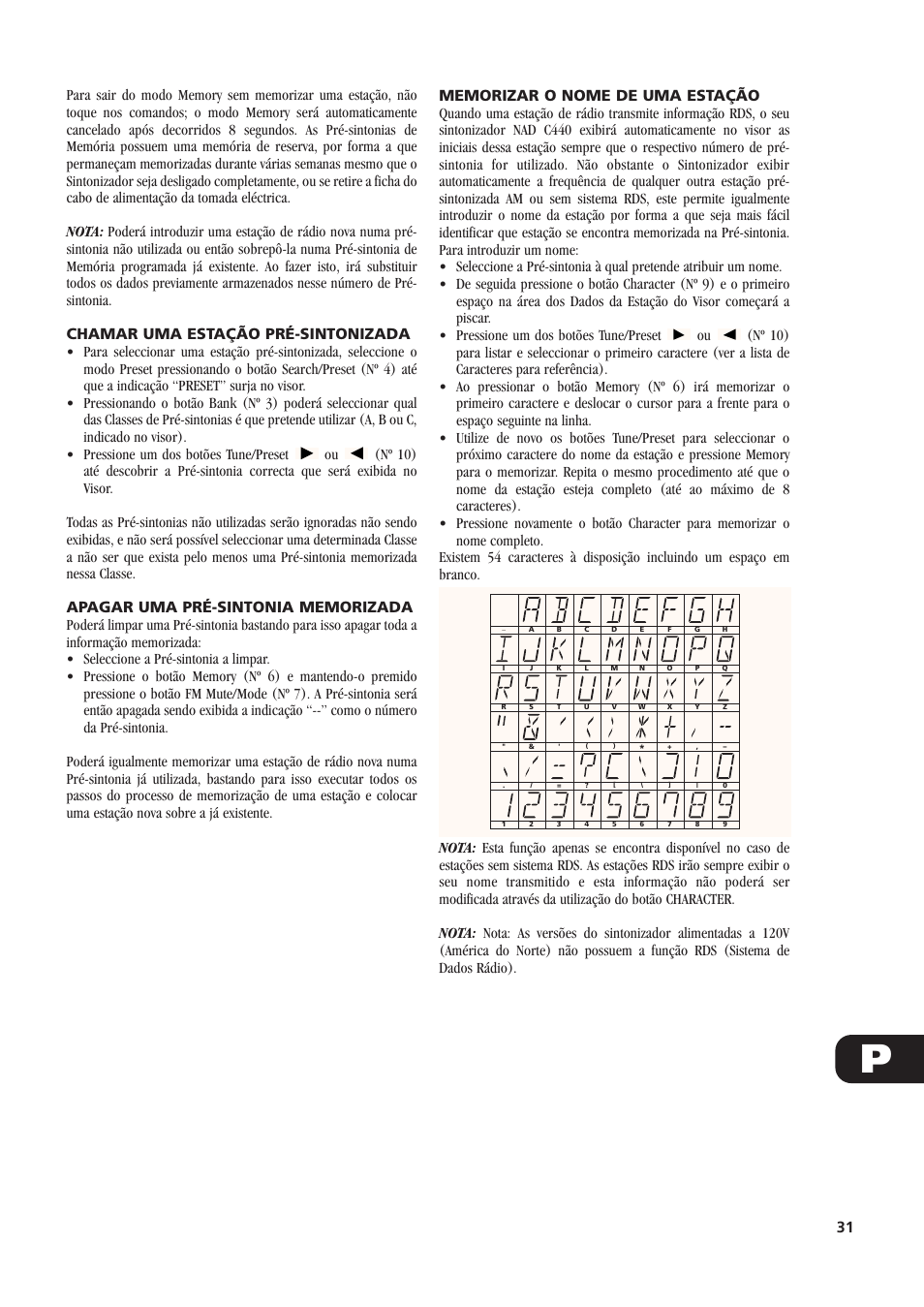 NAD C440 User Manual | Page 31 / 38