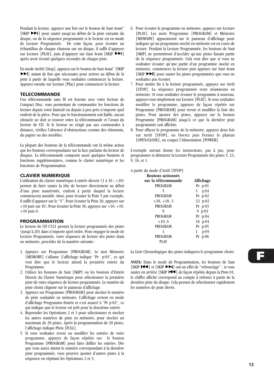 NAD C521 User Manual | Page 13 / 44