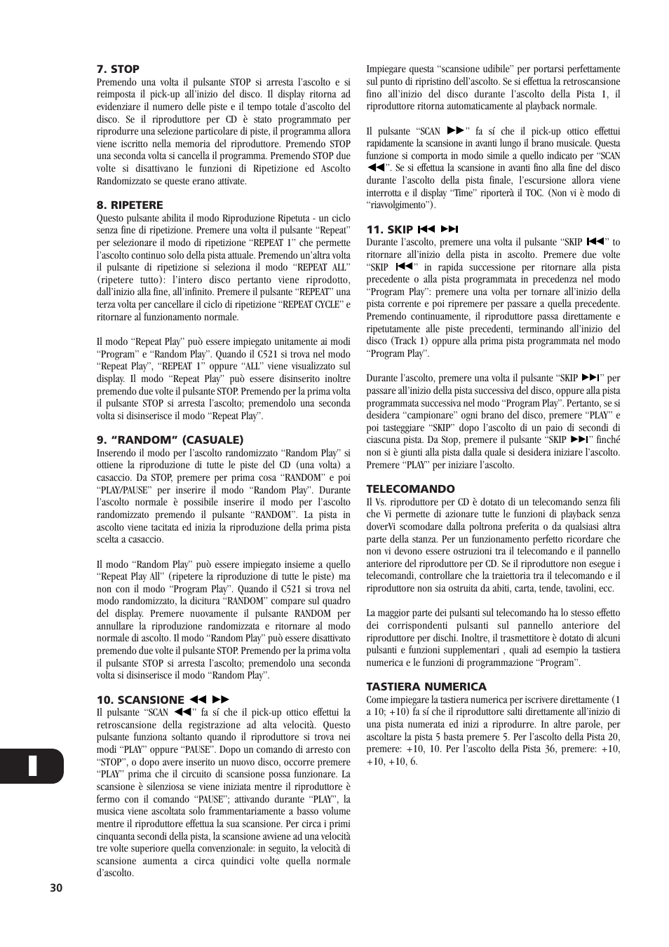 NAD C521 User Manual | Page 30 / 44