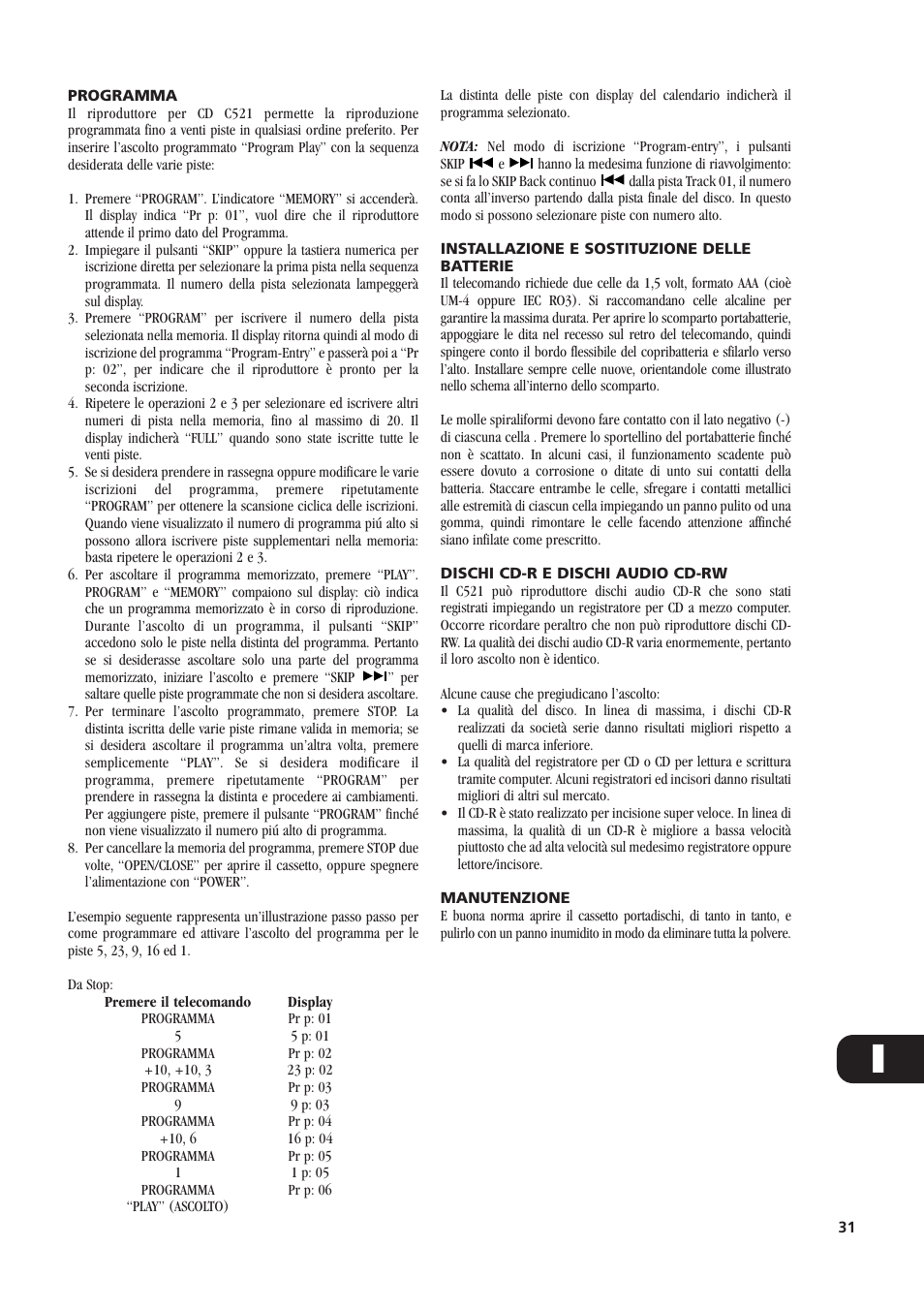 NAD C521 User Manual | Page 31 / 44