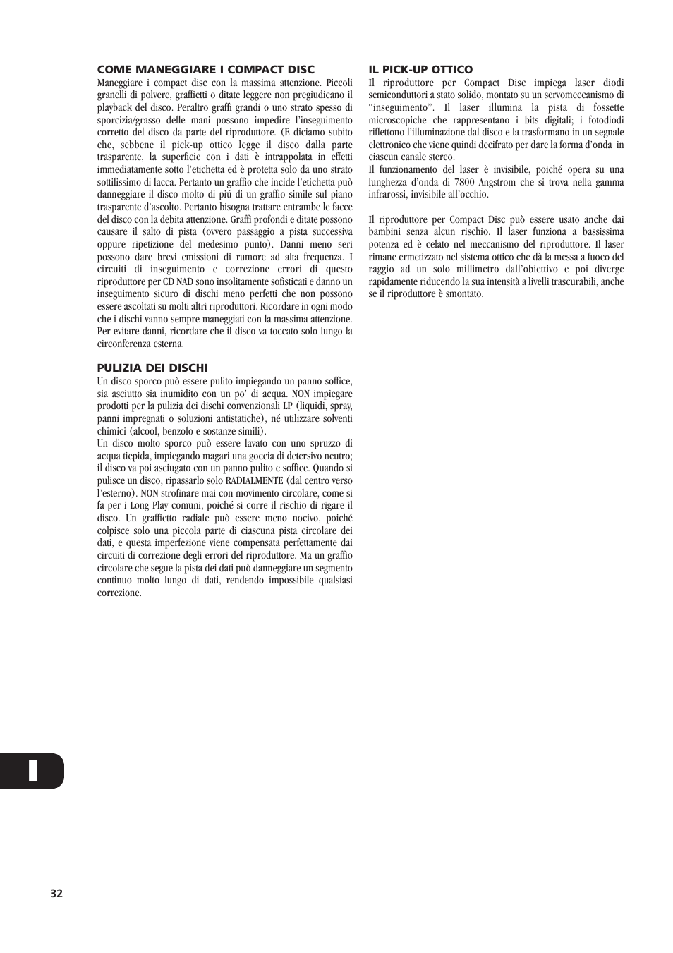 NAD C521 User Manual | Page 32 / 44