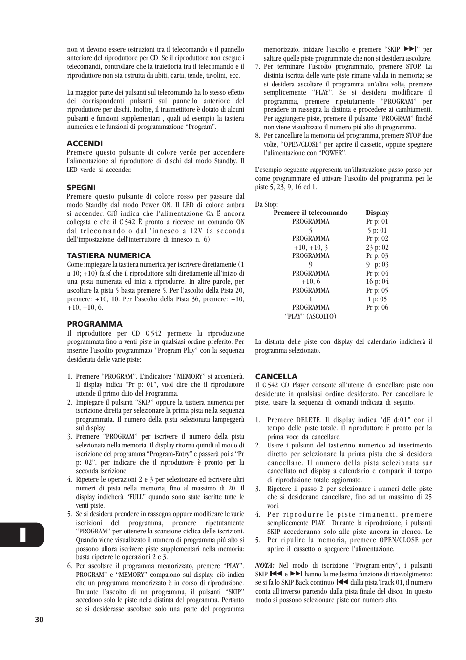 NAD C 542 User Manual | Page 30 / 44