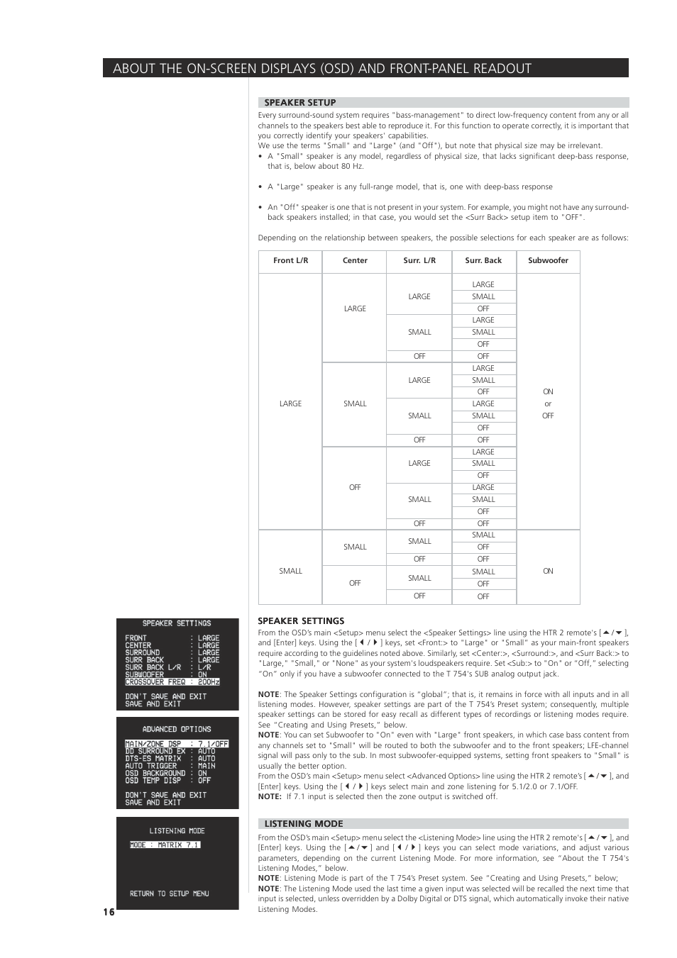 NAD T 754 User Manual | Page 16 / 32