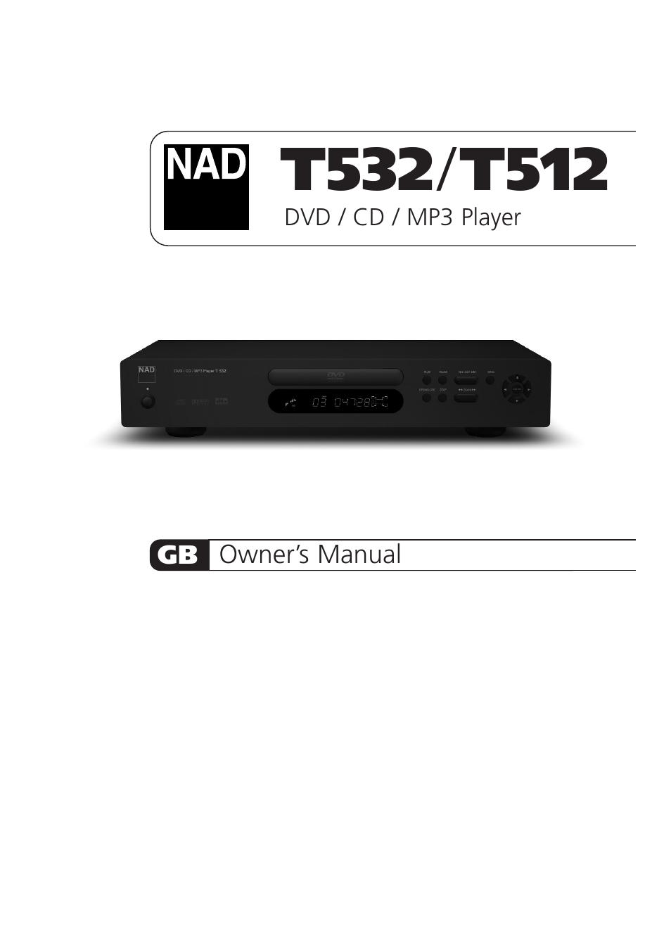 NAD T532/T512 User Manual | 42 pages