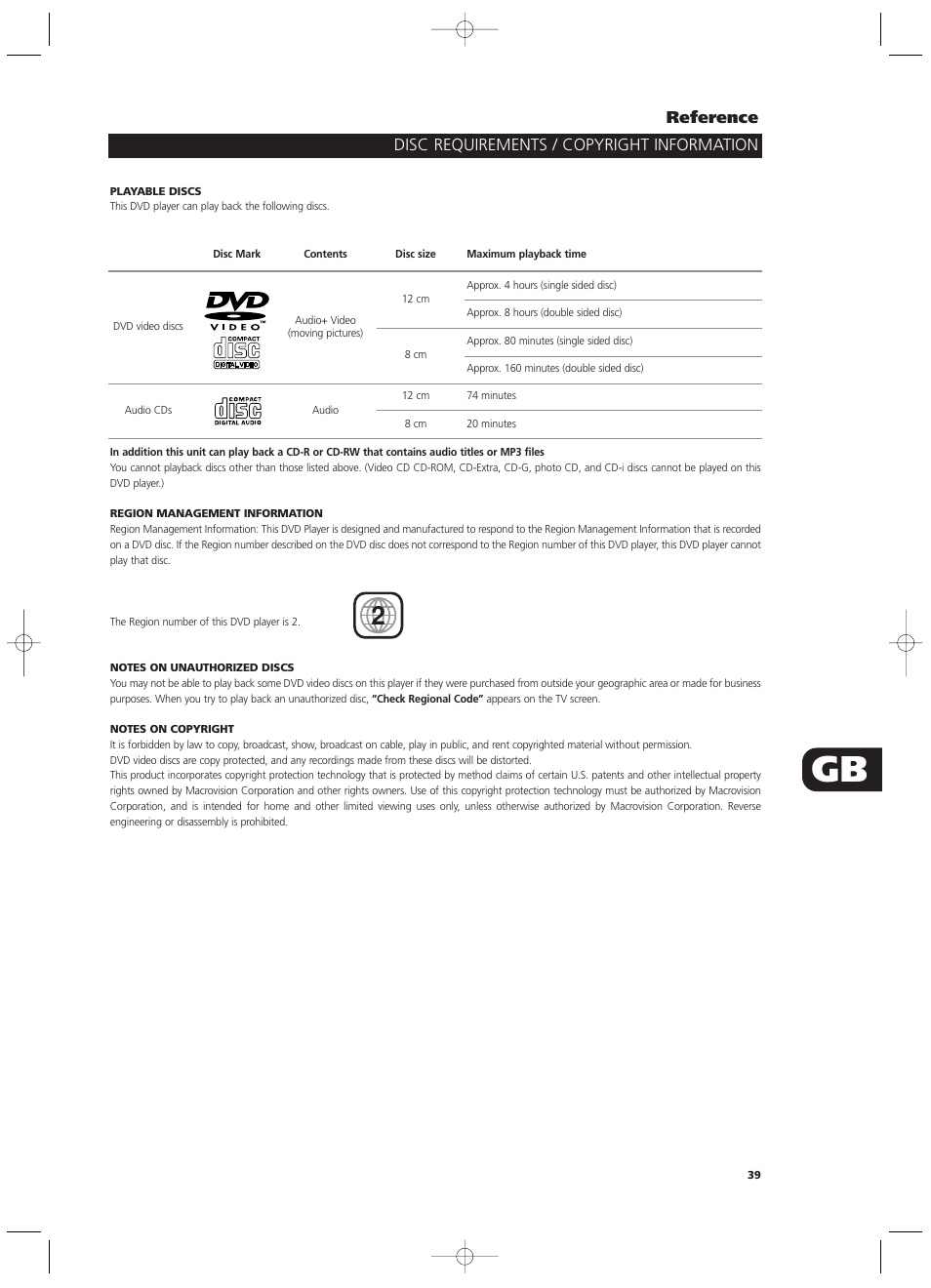 NAD T532/T512 User Manual | Page 39 / 42