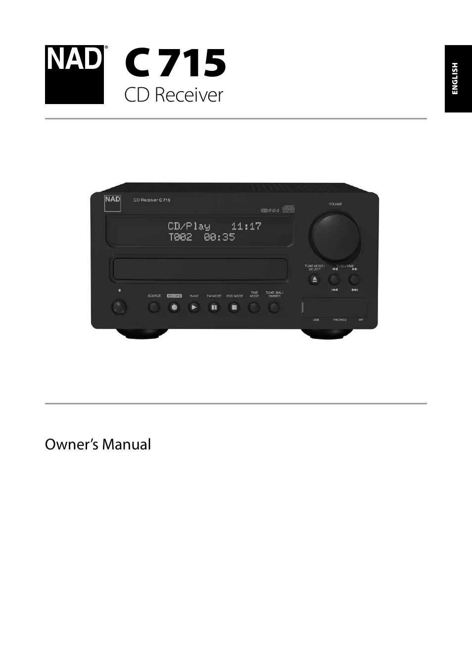 NAD C715 User Manual | 24 pages