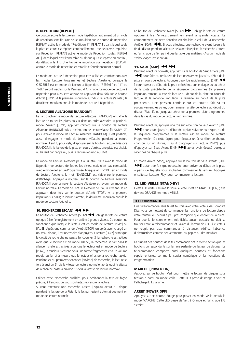 NAD C 525BEE User Manual | Page 12 / 50