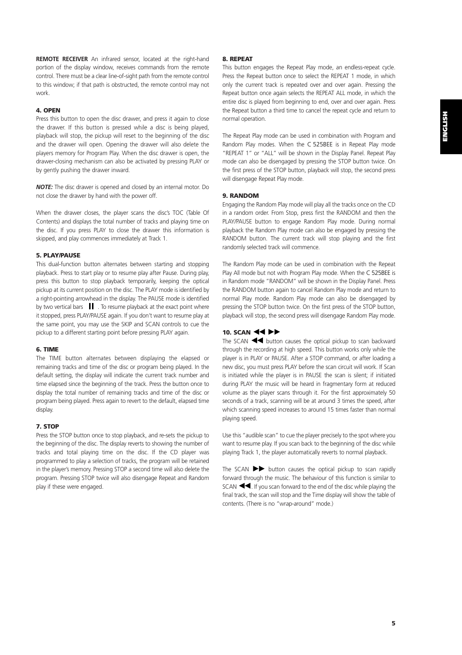 NAD C 525BEE User Manual | Page 5 / 50