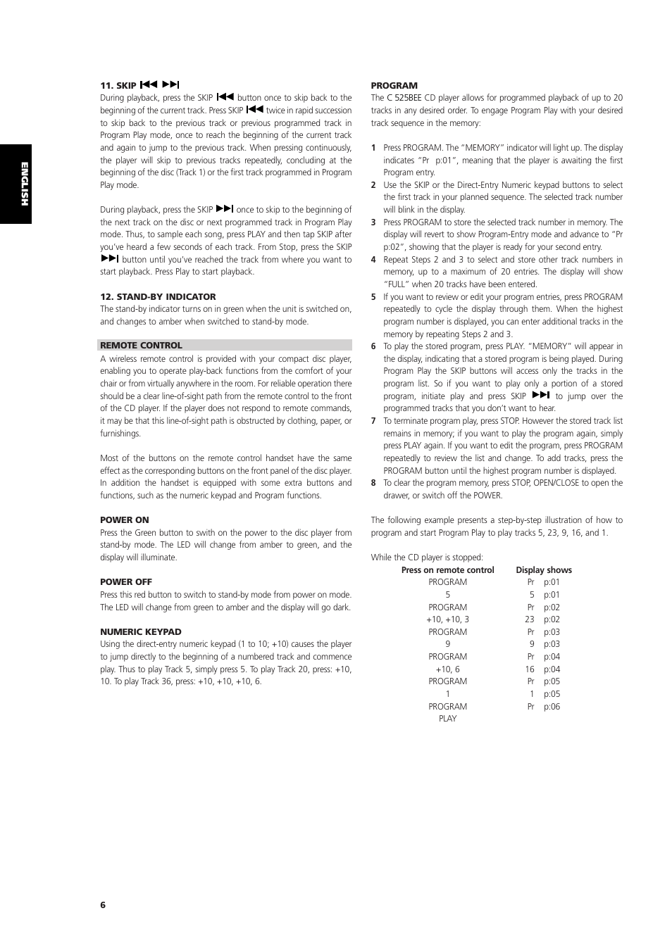 NAD C 525BEE User Manual | Page 6 / 50