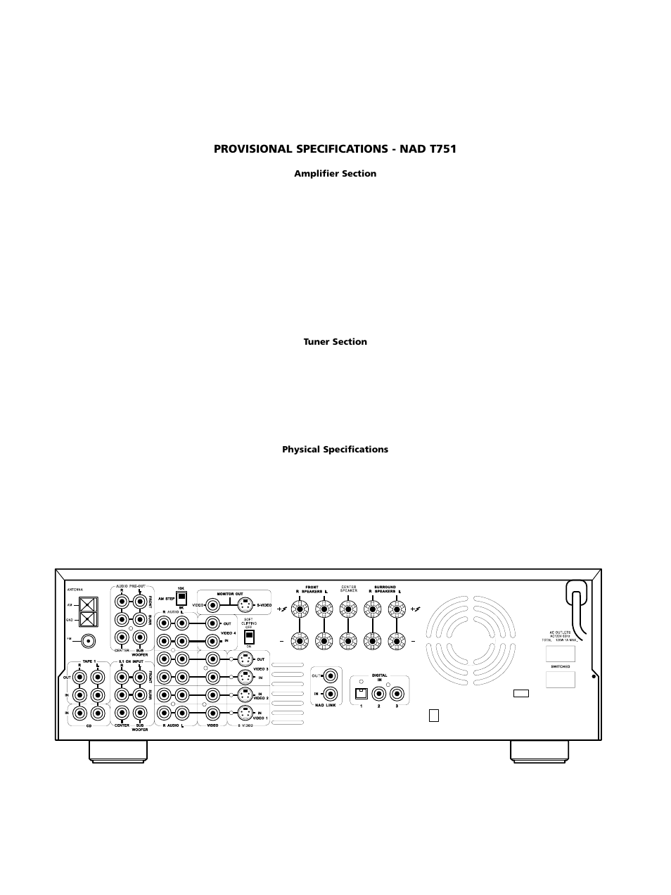 NAD T751 User Manual | Page 2 / 2