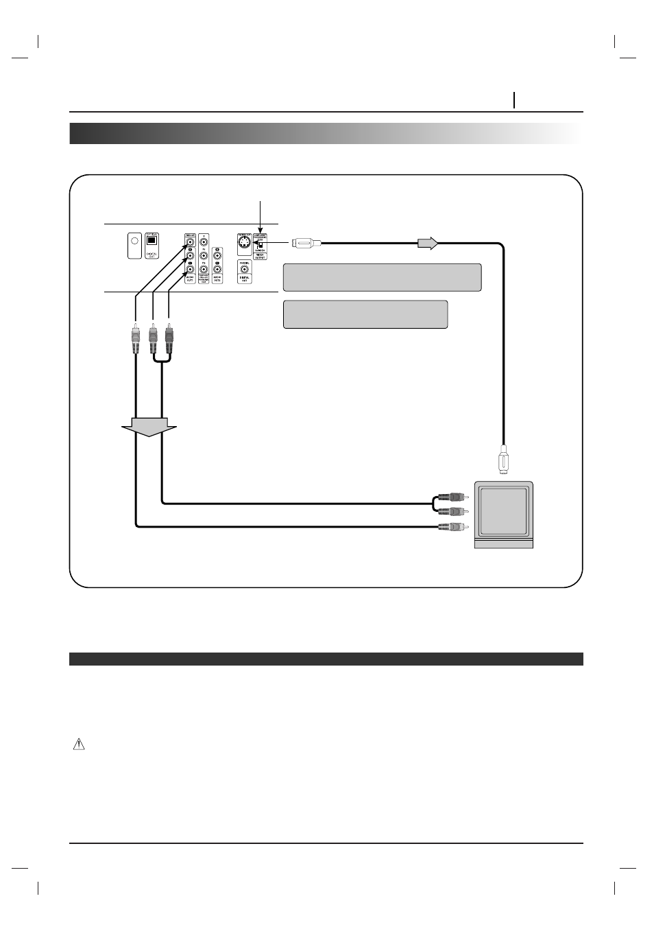 Connecting to a tv, Connections page 17 | NAD T 571 User Manual | Page 17 / 48