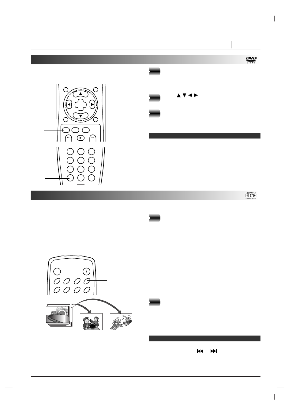 Zoom feature random play, Advanced operation page 41, Press | NAD T 571 User Manual | Page 41 / 48