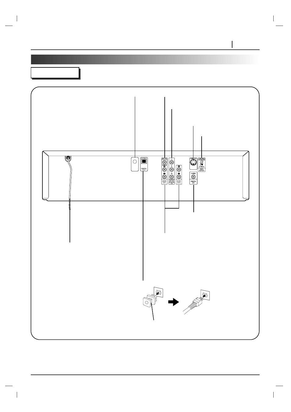 Identification of controls (cont’d) rear panel | NAD T 571 User Manual | Page 9 / 48