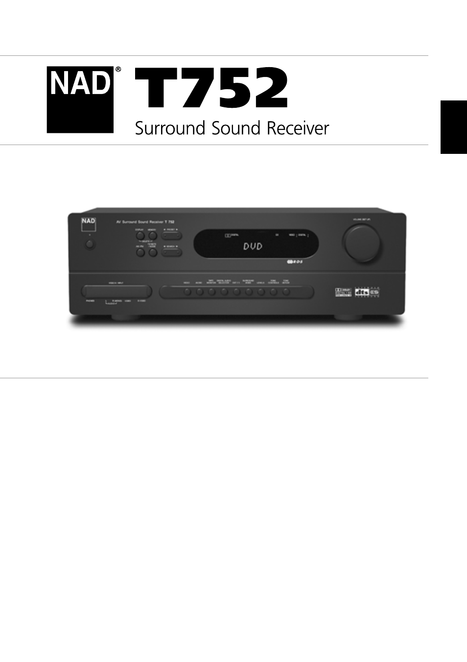 NAD T752 User Manual | 29 pages