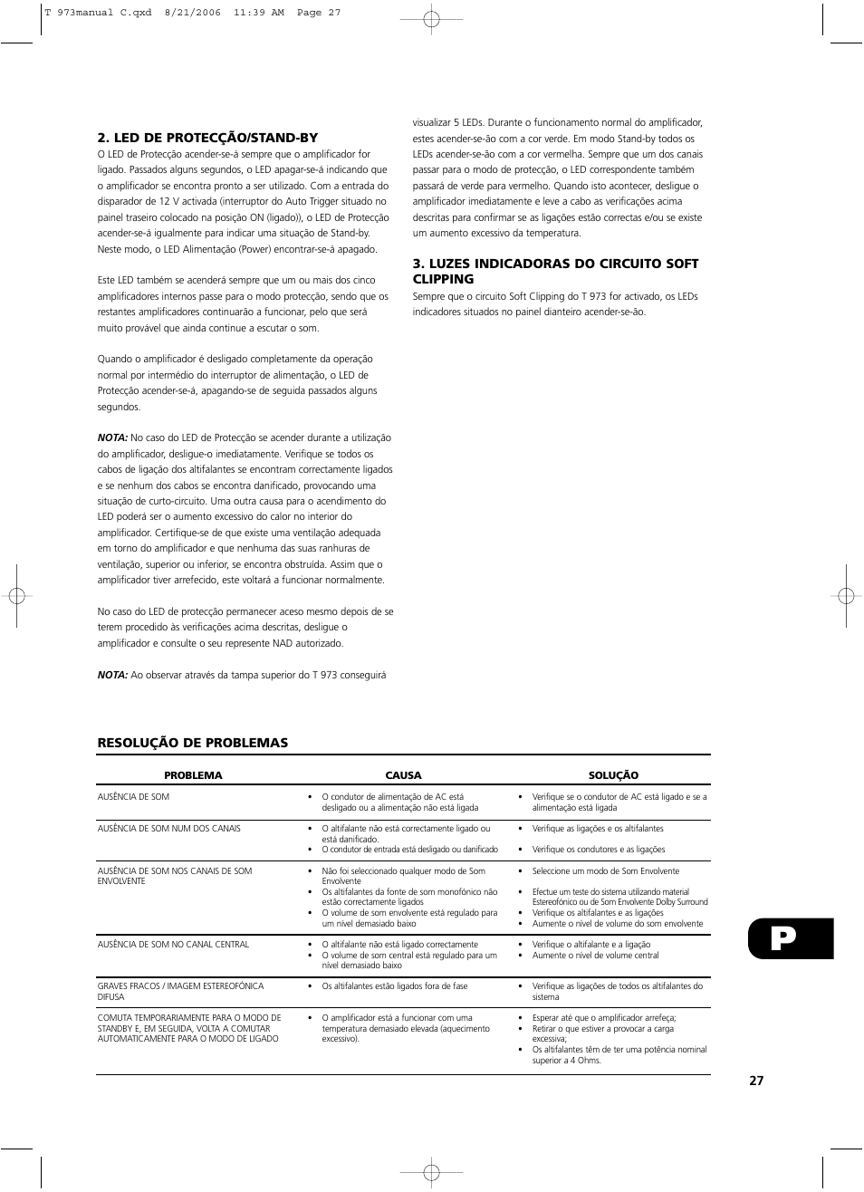 NAD T 973 User Manual | Page 27 / 32