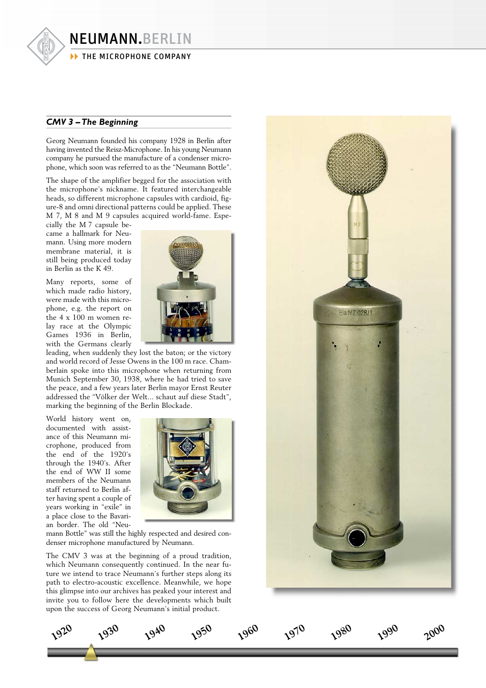 Neumann.Berlin CMV 3 User Manual | 1 page